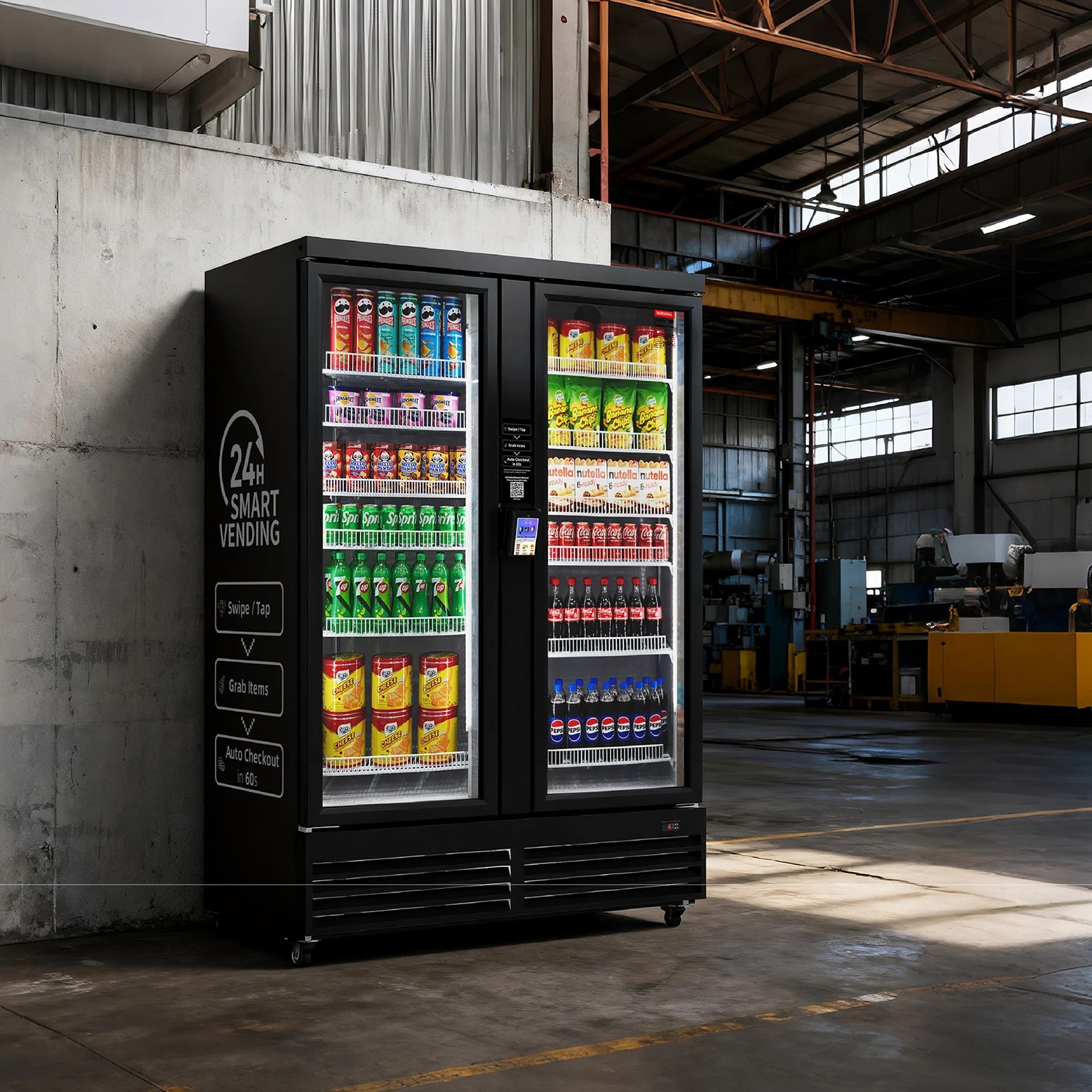 Smart cooler in warehouses setting